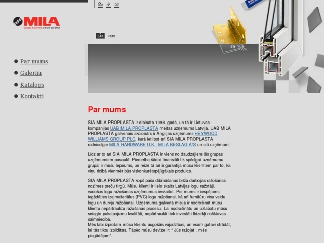 Mila - Proplasta, SIA